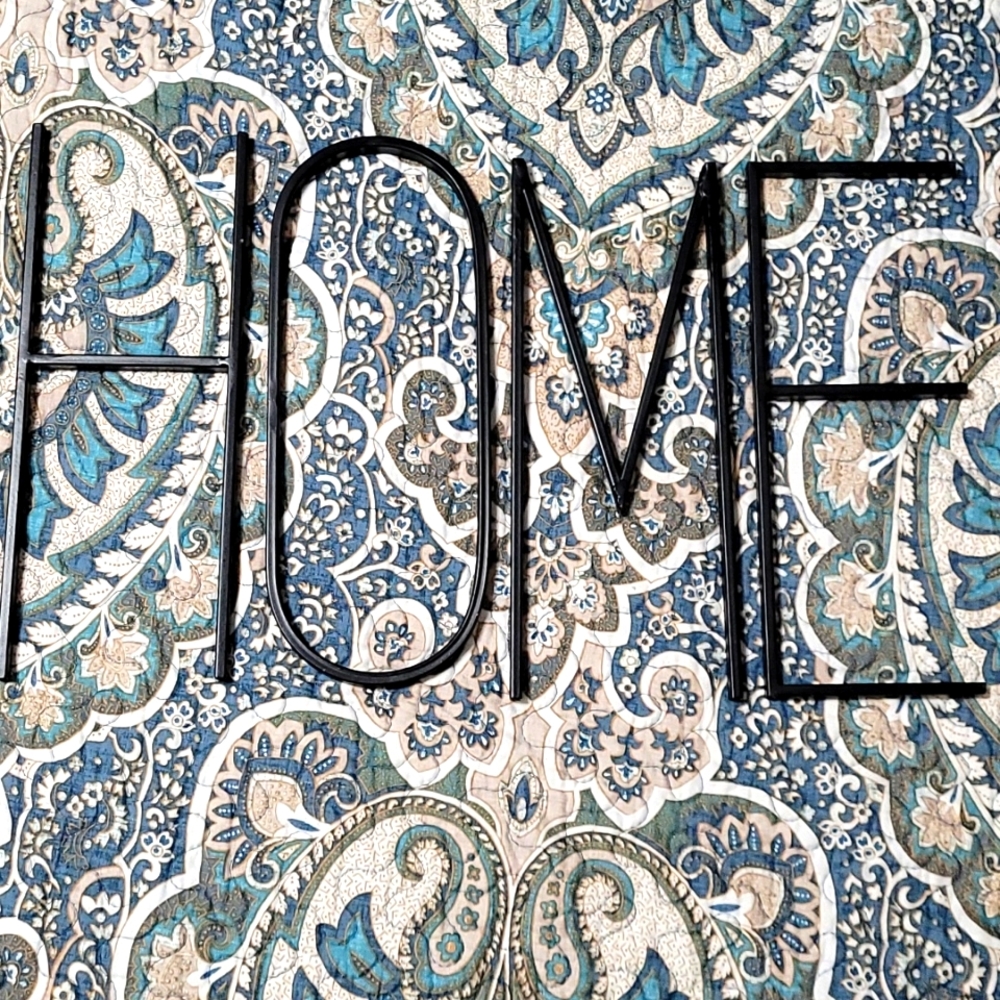 HOME letters Rae Dunn style